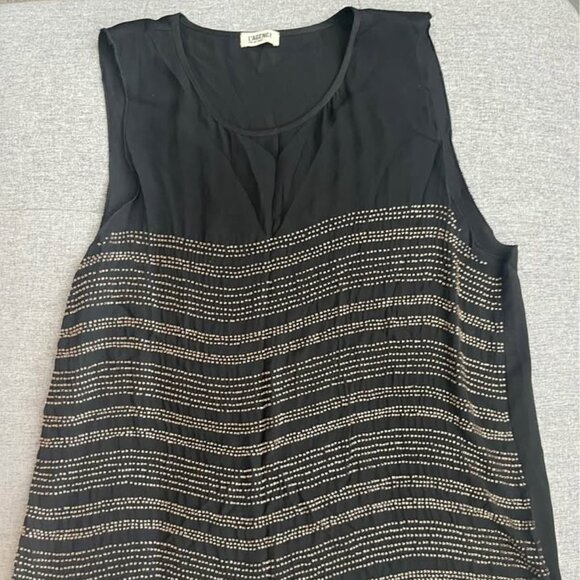 L’agence silk beaded tank top size M - Picture 1 of 4